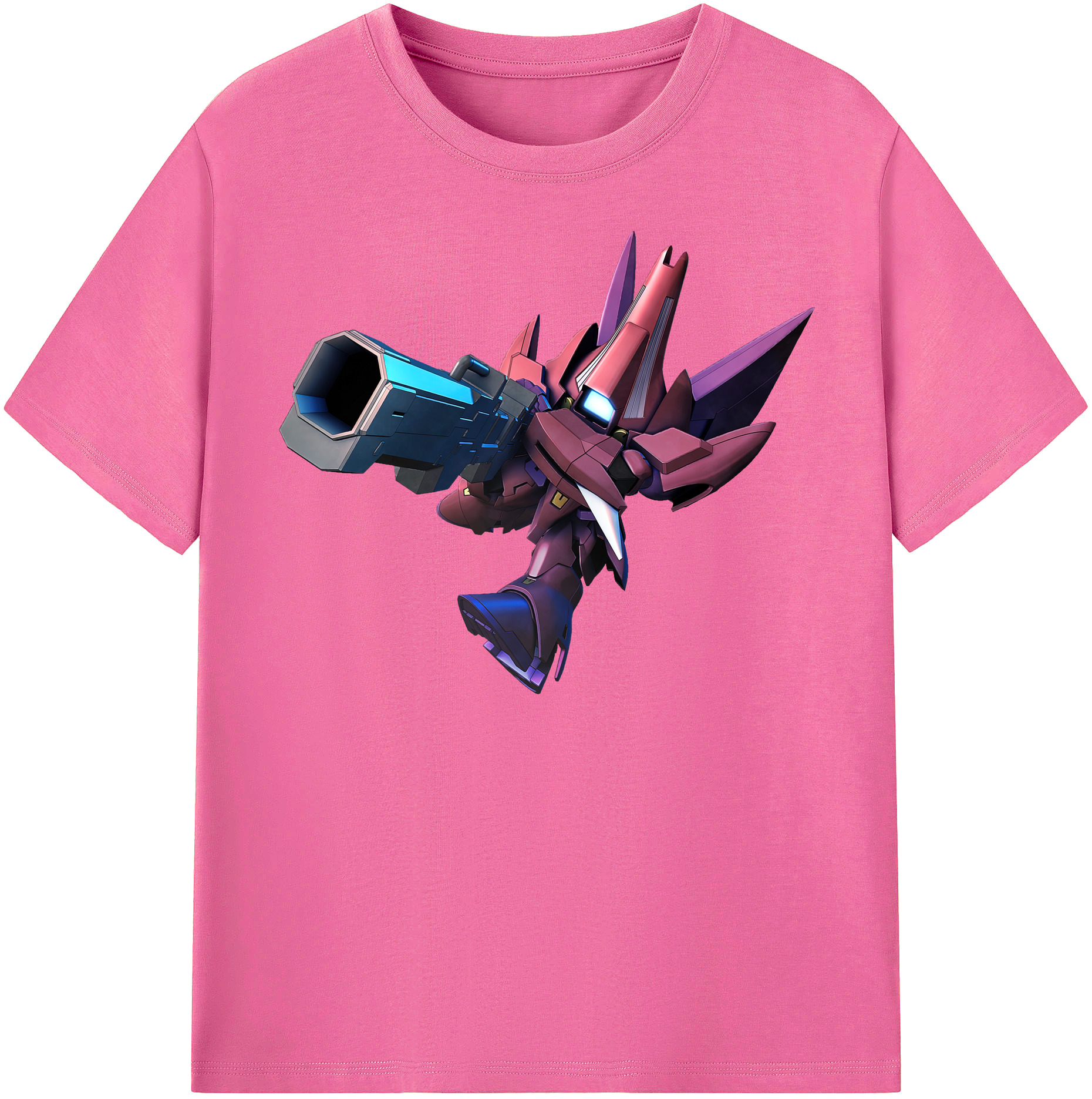 （画像用） 機動戦士ガンダム Mobile Suit Gundam レディースカジュアルプリントTシャツ（綿100％）